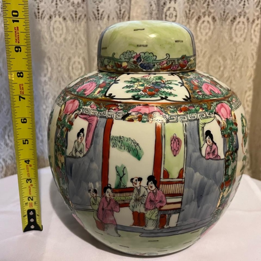 Asian original antique ceramic vase